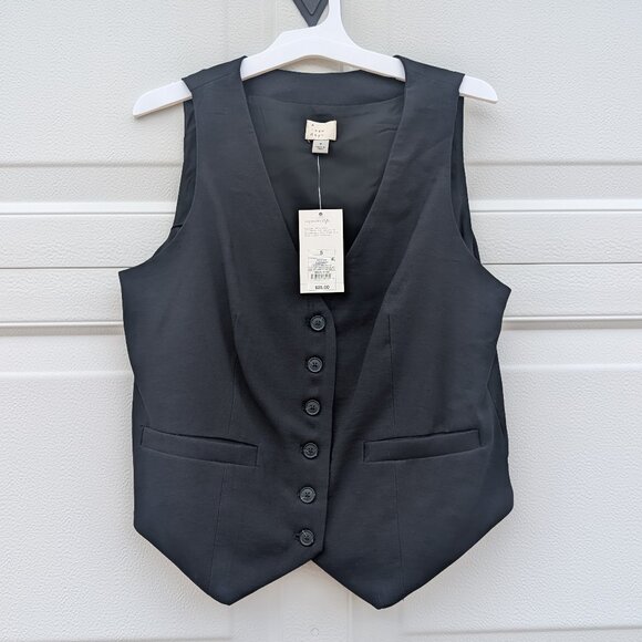 a new day Jackets & Blazers - NWT- A New Day Black Tailored Vest